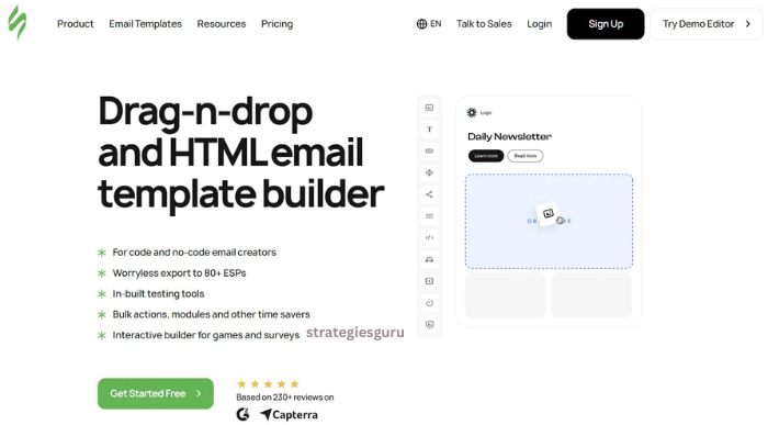 Best Email Marketing Software for Email Design: Stripo