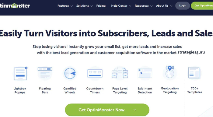 Best Email Marketing Software for Lead Generation: OptinMonster